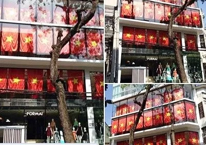 Phủ kín cờ Tổ quốc: Các cửa hàng Format khiến cư dân mạng cảm động ảnh 2
