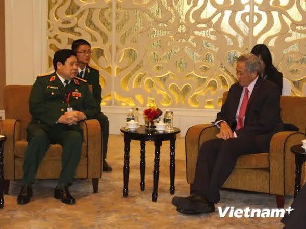 Hoạt động của đoàn Việt Nam bên lề Đối thoại Shangri-La ảnh 1 Hoạt động của đoàn Việt Nam bên lề Đối thoại Shangri-La ảnh 1