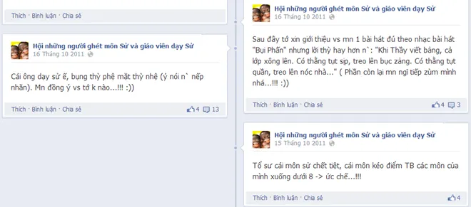 Khiếp đảm khi học sinh lập hẳn câu lạc bộ chửi thầy cô ảnh 8 Khiếp đảm khi học sinh lập hẳn câu lạc bộ chửi thầy cô ảnh 8