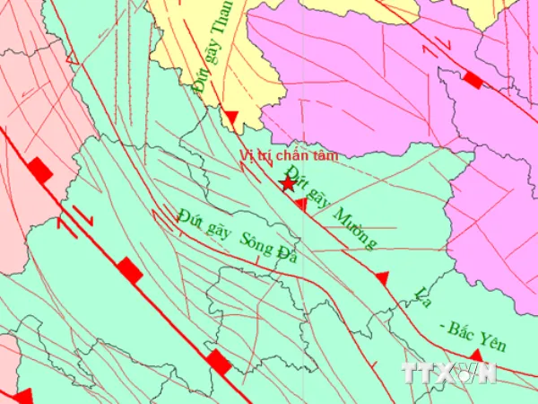 Động đất mạnh 4 độ richter, độ sâu chấn tiêu khoảng 10km ở Sơn La ảnh 1