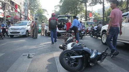 Hiện trường vụ tai nạn