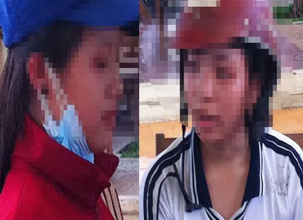 Nữ sinh gọi hội vác mã tấu xử nhau trước cổng trường ảnh 2