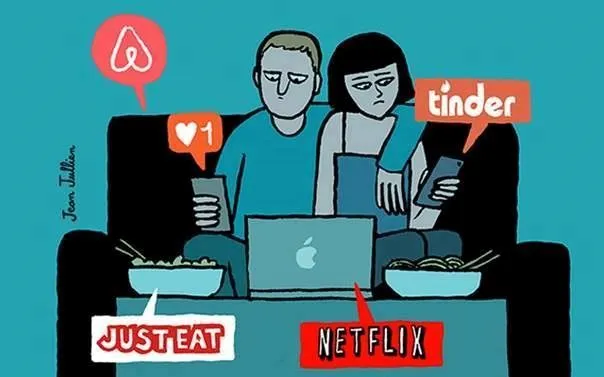 Chùm tranh châm biếm đáng suy nghĩ về cuộc sống và chiếc smartphone ảnh 12