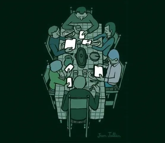 Chùm tranh châm biếm đáng suy nghĩ về cuộc sống và chiếc smartphone ảnh 15