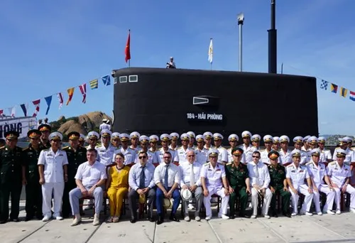 Thượng cờ tàu ngầm 184 - Hải Phòng và 185 - Khánh Hòa - ảnh 14