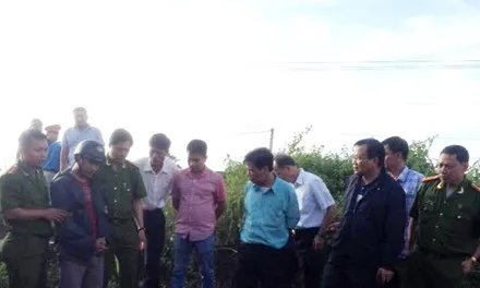 Tên thủ ác Kiều Quốc Huy được đưa đến hiện trường