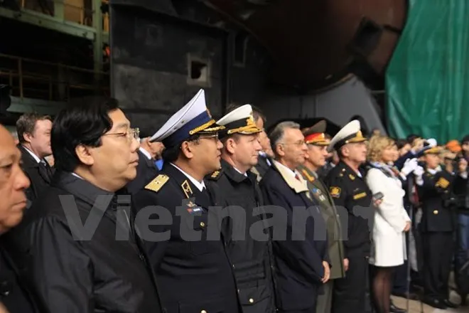 Nga hạ thủy chiếc tàu ngầm Kilo cuối cùng đóng cho Việt Nam ảnh 3 Nga hạ thủy chiếc tàu ngầm Kilo cuối cùng đóng cho Việt Nam ảnh 3