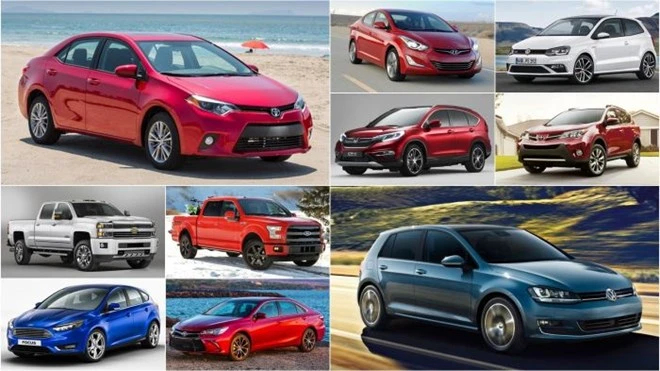 TOP 10 xe bán chạy nhất thế giới 2015 ảnh 1 TOP 10 xe bán chạy nhất thế giới 2015 ảnh 1