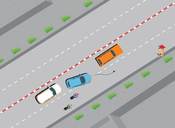 Kinh nghiệm lái ô tô trên đường phố đông người ảnh 2