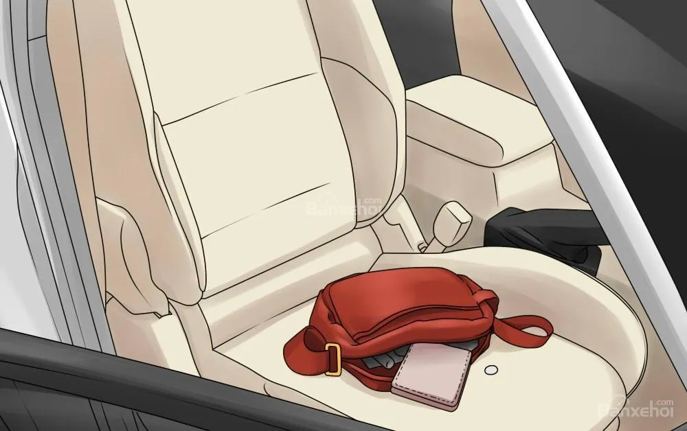 Bạn nên cất giấu những tài sản có giá trị, nếu bạn phải để chúng lại trong xe và rời đi