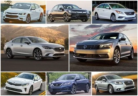 8 mẫu sedan hạng trung tiết kiệm nhiên liệu nhất năm 2016