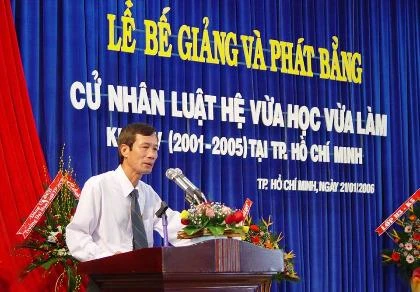 Nguyên Hiệu trưởng ĐH Luật TP.HCM - PGS-TS Nguyễn Văn Luyện qua đời ảnh 1