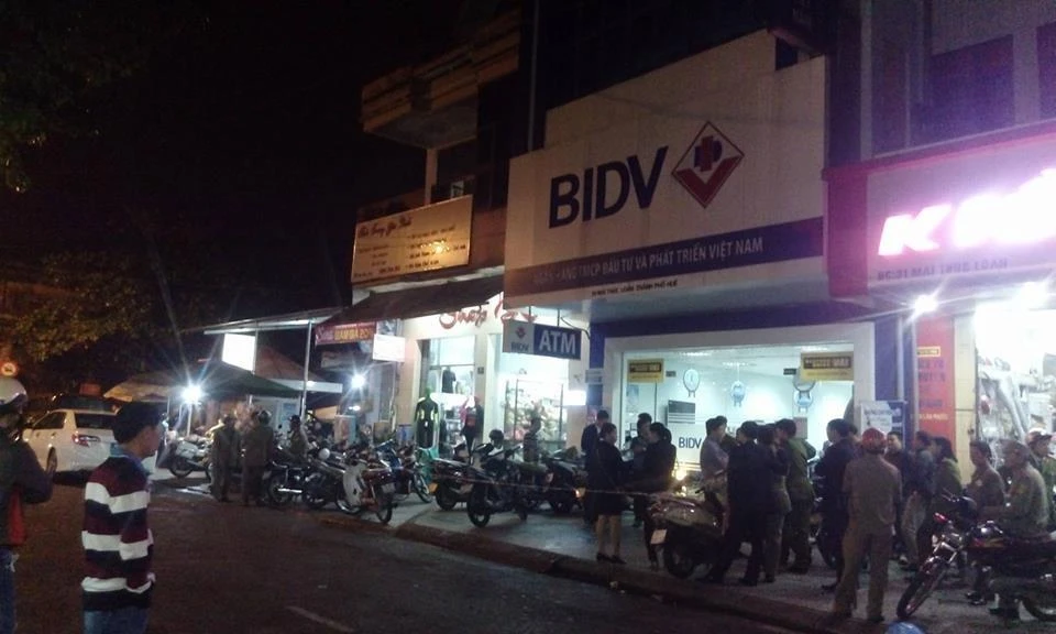 Cướp Ngân hàng BIDV ở Huế ảnh 1