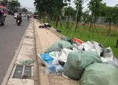 Rác đầy vỉa hè