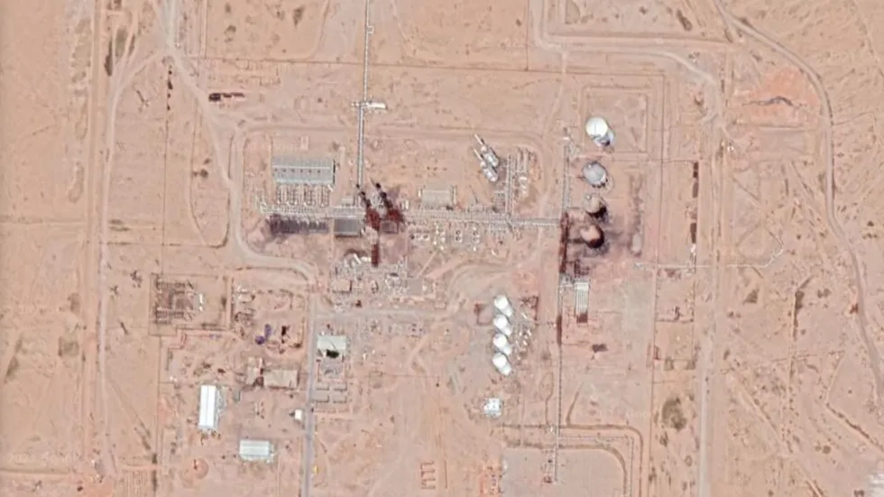 Mỏ khí Conoco (tỉnh Deir oz-Zer, Syria) - nơi bị các lực lượng thân Iran tấn công hôm 13-8. Ảnh: RT Lực lượng do Iran hậu thuẫn tấn công mỏ Conoco.png