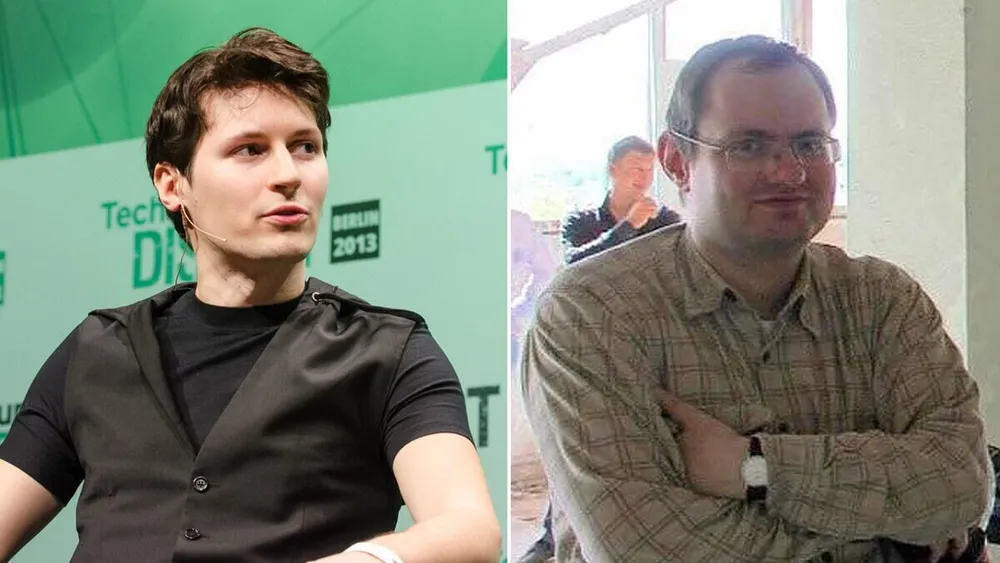 CEO Telegram Pavel Durov (trái) và anh trai Nikolai Durov (phải). Ảnh: RIA NOVOSTI Bắt CEO Telegram