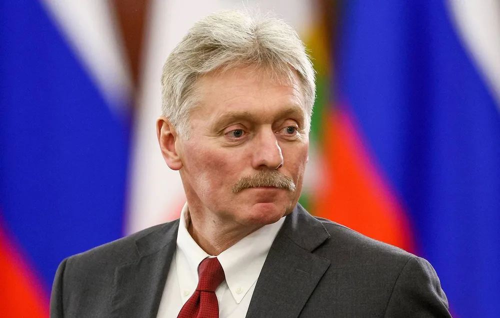 Người phát ngôn Điện Kremlin Dmitry Peskov nói rằng nỗ lực hoà giải của Mỹ là "rất hiệu quả" nhưng Moscow không đặt thời hạn đạt được thoả thuận hoà bình với Ukraine. Ảnh: TASS Điện Kremlin nói về điện đàm Putin-Trump, cơ hội hoà bình Nga-Ukraine.jpg