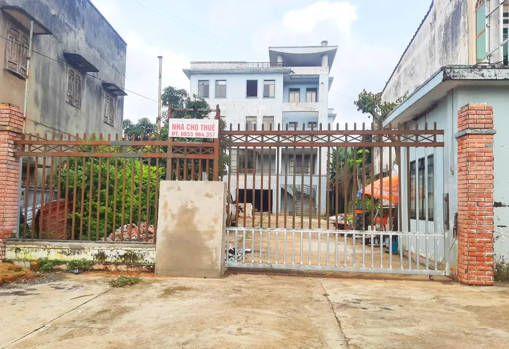 Khu đất 852 m2 trước đây của Cienco 1-CTCP. Ảnh: ĐV