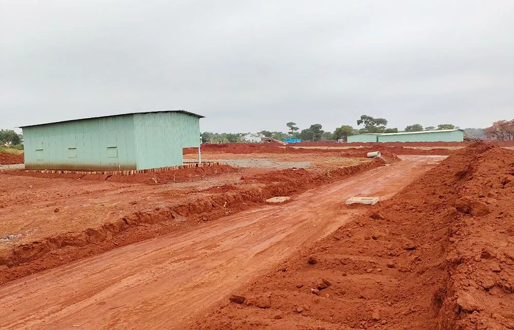 Khu vực triển khai dự án sân gofl Đắk Đoa. Ảnh: LK.