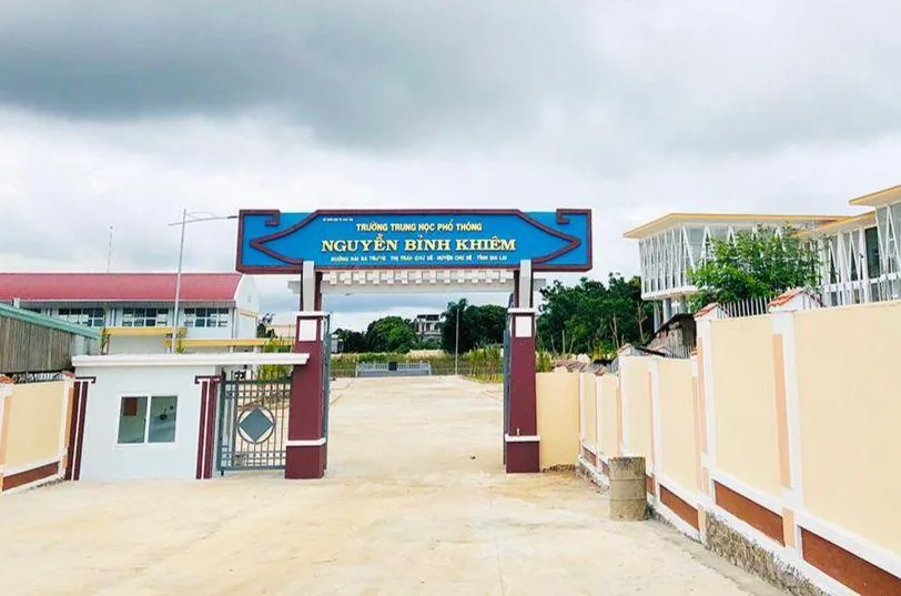 Trường THPT Nguyễn Bỉnh Khiêm. Ảnh: TH. Trường THPT Nguyễn Bỉnh Khiêm. Ảnh: TH.