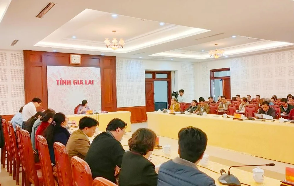Tỉnh Gia Lai họp gỡ khó cho ngành y tế. Ảnh: LK.
