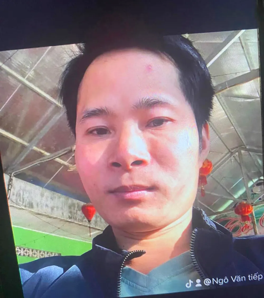 Hình ảnh nhận dạng nghi can Ngô Văn Tiếp. Ảnh: CACC.