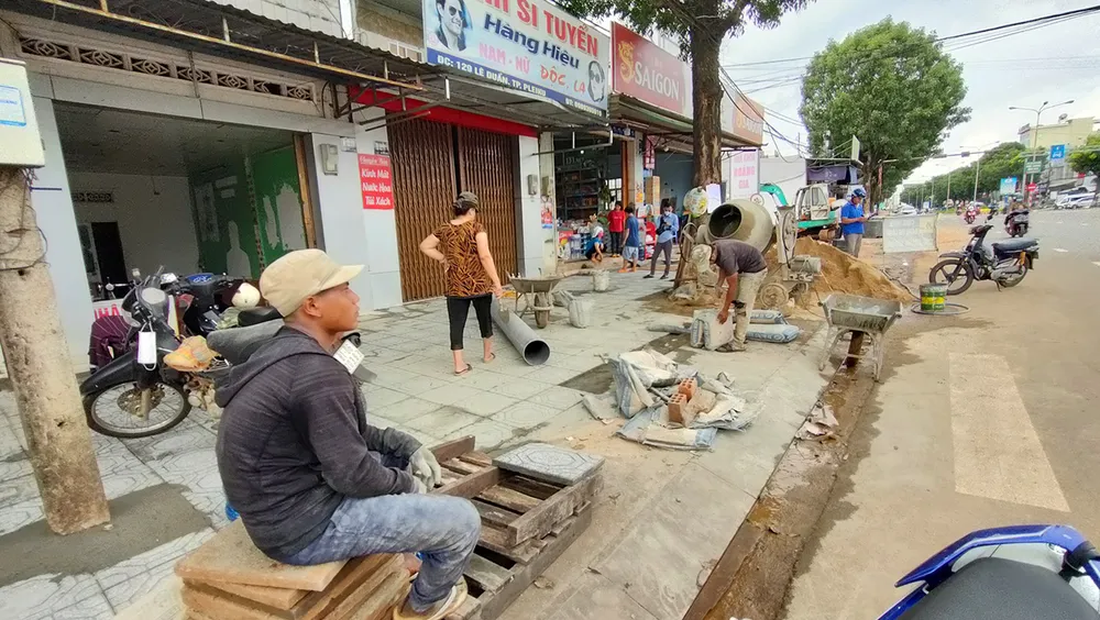 Hiện gói thầu vẫn đang thi công, dự kiến hoàn thành tháng 7-2023.