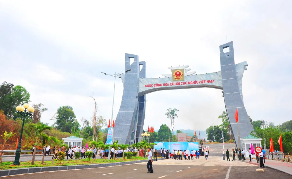 Công trình quốc môn Cửa khẩu quốc tế Lệ Thanh có nhiều sai phạm. Ảnh: LK