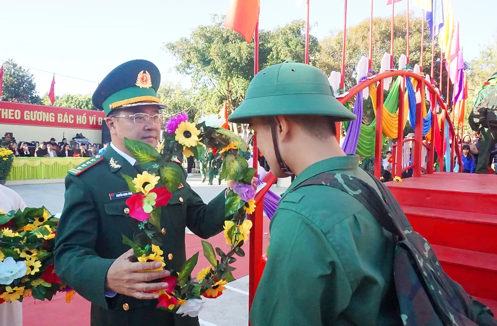 Lễ giao quân lên đường nhập ngũ 2024