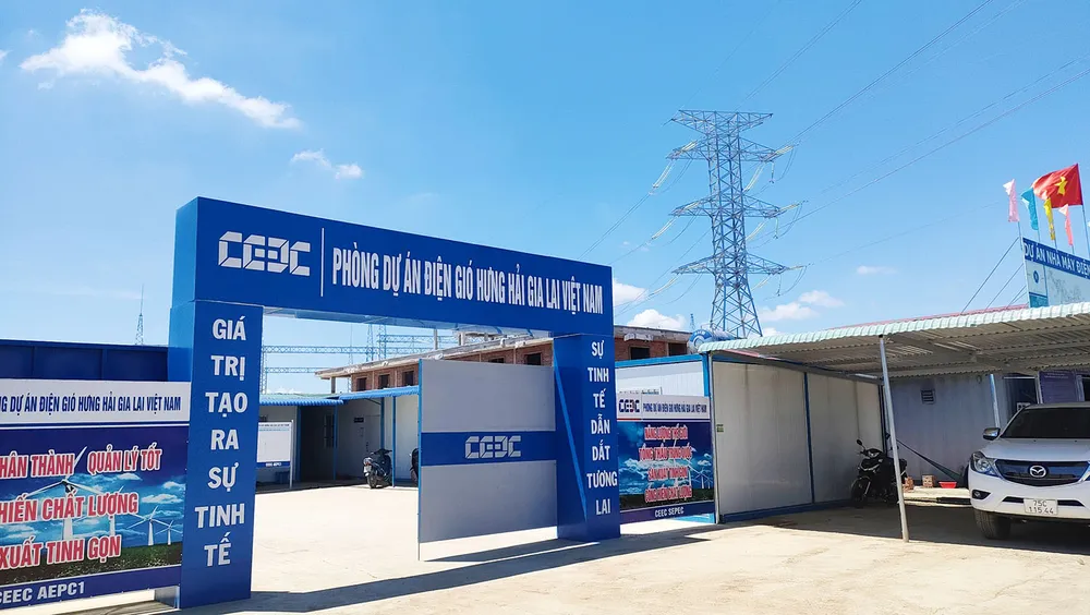 Dự án nhà máy điện gió Hưng Hải Gia Lai. Ảnh LK. Thanh tra Chính phủ cung cấp thông tin 5 dự án điện gió đến Bộ Công an