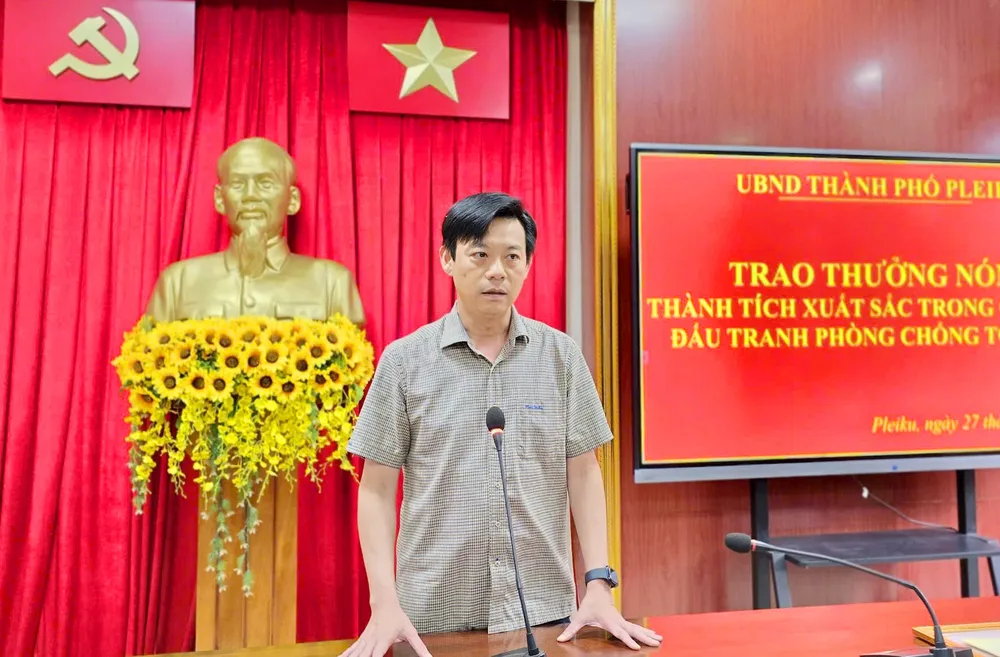 Ông Đỗ Việt Hưng được điều động, bổ nhiệm giữ chức vụ giám đốc Sở Kế hoạch và Đầu tư tỉnh Gia Lai. Ảnh: LK. Dieu-dong-ong-Do-Viet-Hung-lam-giam-doc-so-Ke-hoach-dau-tu-tinh-Gia-Lai.jpg