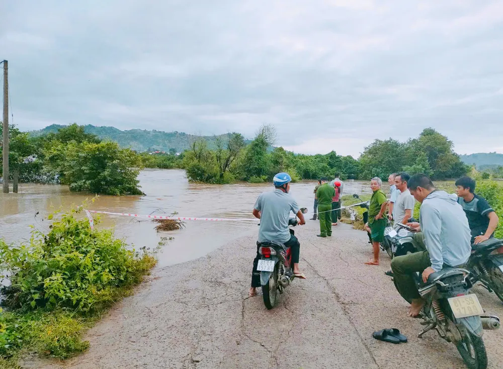 Mưa lớn, hơn 300 hộ dân bị cô lập ở huyện Ia Pa, Gia Lai