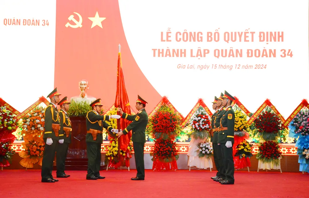 Thành lập Quân đoàn 34 trên cơ sở sáp nhập Quân đoàn 3 và Quân đoàn 4