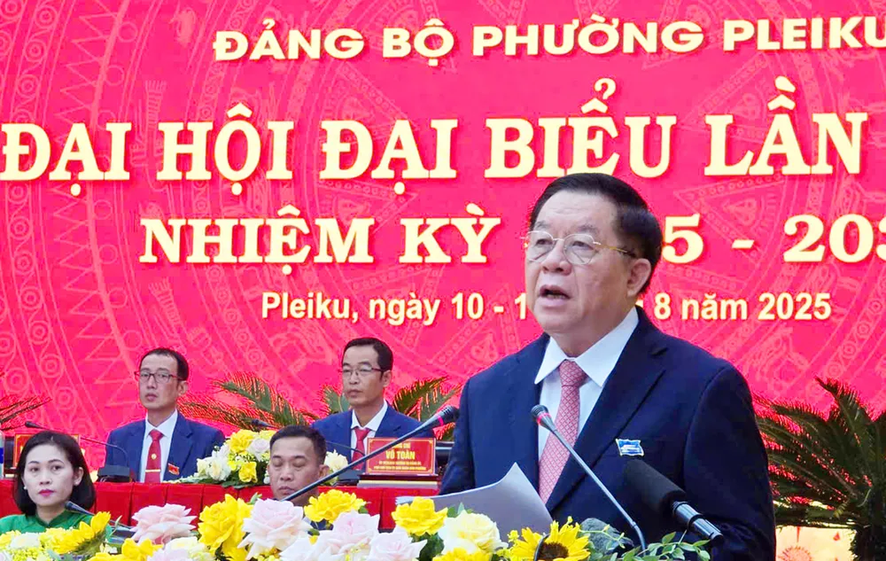 Ông Nguyễn Trọng Nghĩa, Ủy viên Bộ Chính trị, Bí thư Trung ương Đảng, Trưởng Ban Tuyên giáo và Dân vận Trung ương.