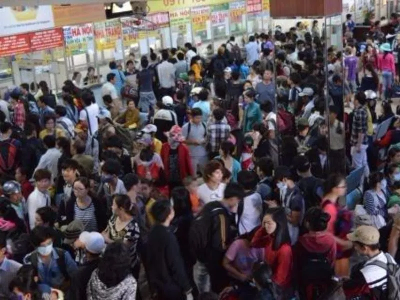 Bến xe Miền Tây hiện hữu đã quá tải. Ảnh Internet