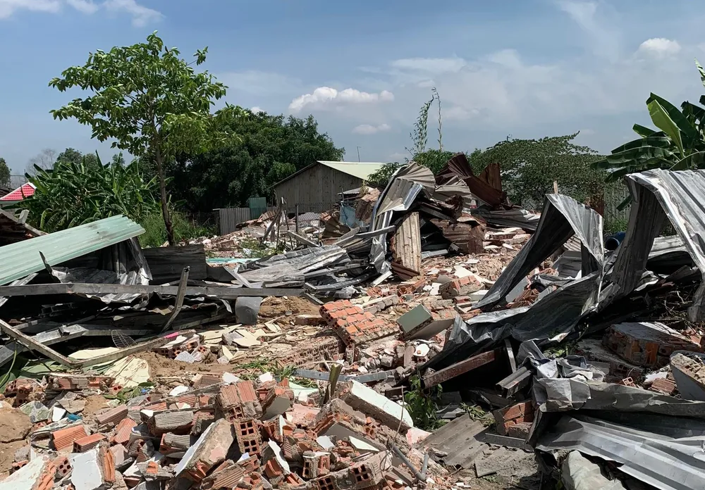 Khu đất này ông Lại Triệu Long nhận chuyển nhượng của người dân năm 2014 và được cấp sổ đỏ vào năm 2016. Ảnh VH