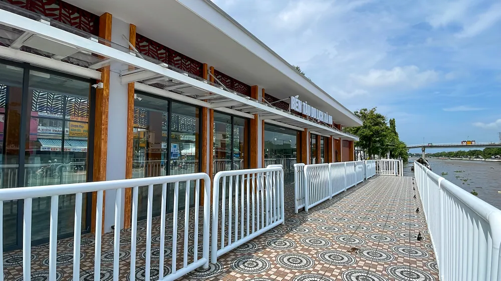 Phần công trình xây dựng không phép. Ảnh Châu Anh