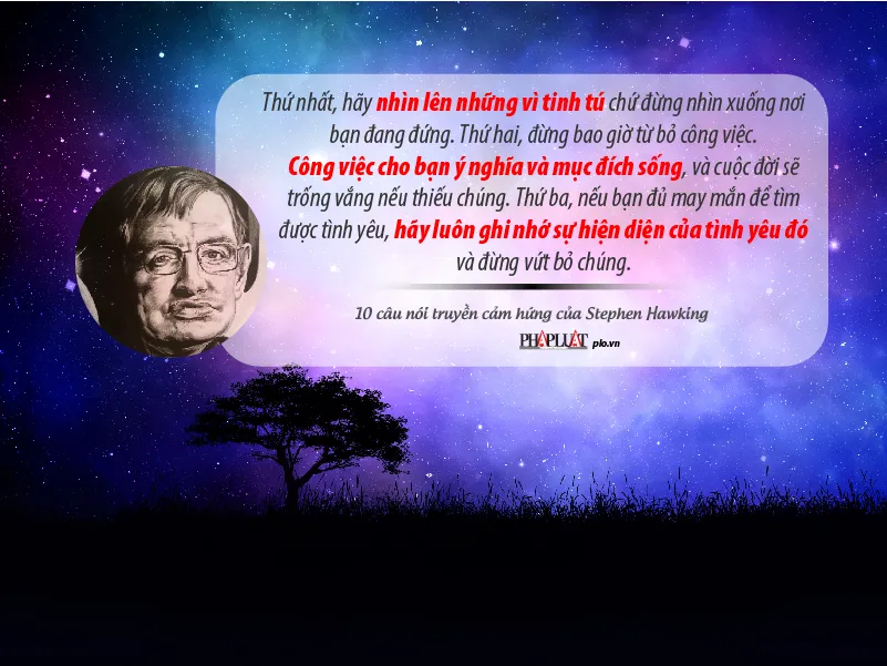 10 câu nói về vượt lên số phận của Stephen Hawking ảnh 8