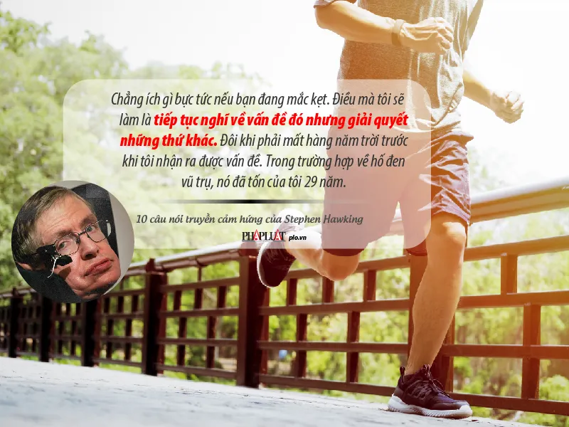 10 câu nói về vượt lên số phận của Stephen Hawking ảnh 9