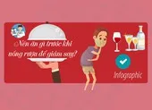 Nên ăn gì trước khi uống rượu để giảm say?
