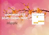 Lịch nghỉ tết 2020 chính thức