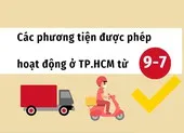 Chú ý: Những phương tiện được phép hoạt động khi TP.HCM áp dụng Chỉ thị 16