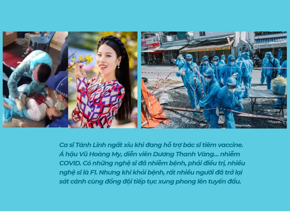 Longform: Nghệ sĩ TPHCM hơn 100 ngày trên tuyến đầu chống dịch ảnh 19