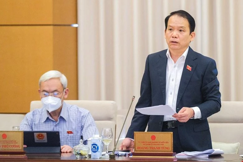 Chủ nhiệm Uỷ ban Pháp luật Hoàng Thanh Tùng. Ảnh; quochoi.vn