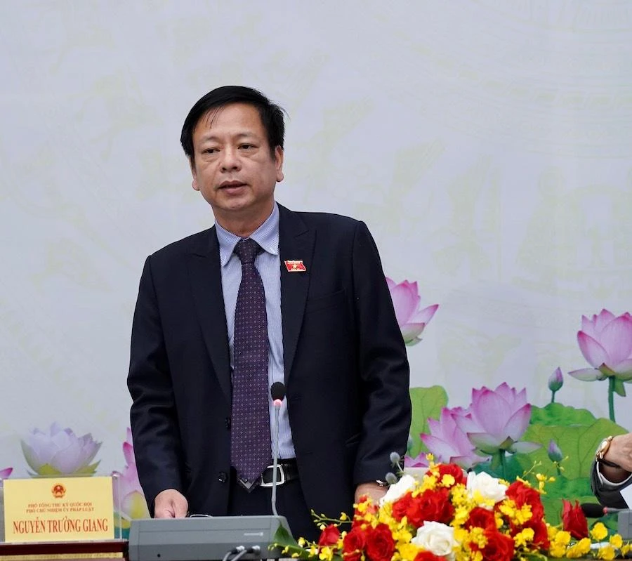Phó Chủ nhiệm Uỷ ban Pháp luật Nguyễn Trường Giang. Ảnh: NGỌC THẮNG