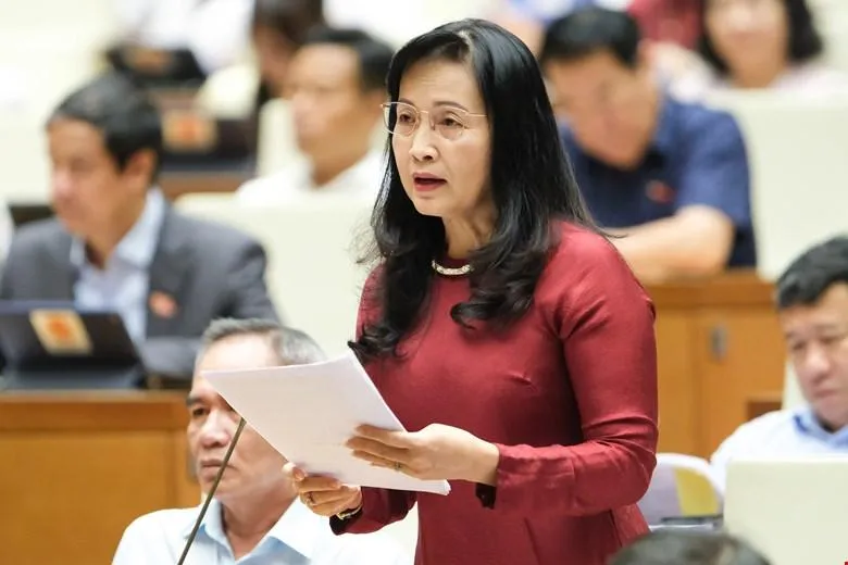 ĐB Trần Thị Thu Đông, đoàn Bạc Liêu. Ảnh: quochoi.vn