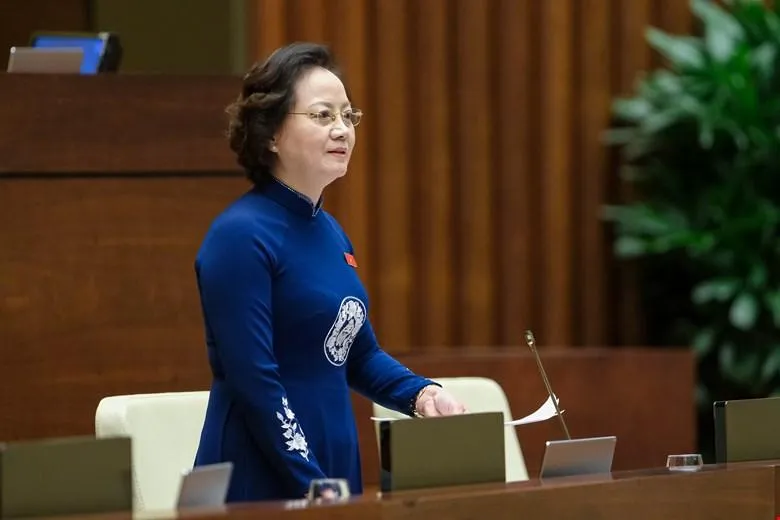 Bộ trưởng Bộ Nội vụ Phạm Thị Thanh Trà. Ảnh: quochoi.vn