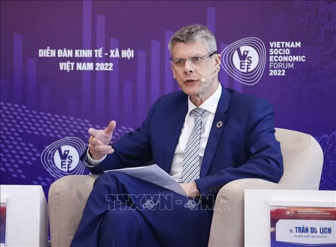 Chuyên gia UNDP Jonathan Picus. Ảnh: TTXVN