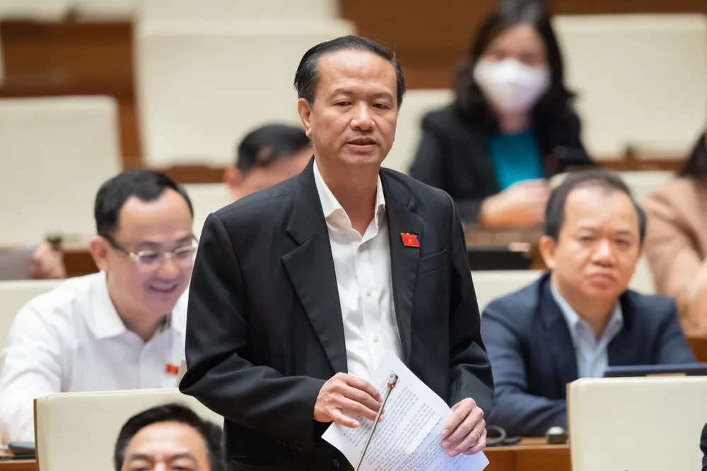 ĐBQH Đinh Ngọc Minh. Ảnh: PHẠM THẮNG