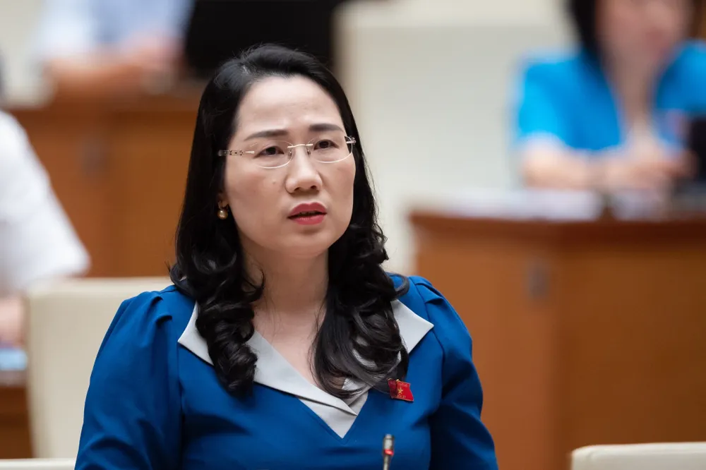 Phó Chủ nhiệm Ủy ban Tư pháp Nguyễn Thị Thủy. Ảnh: PHẠM THẮNG